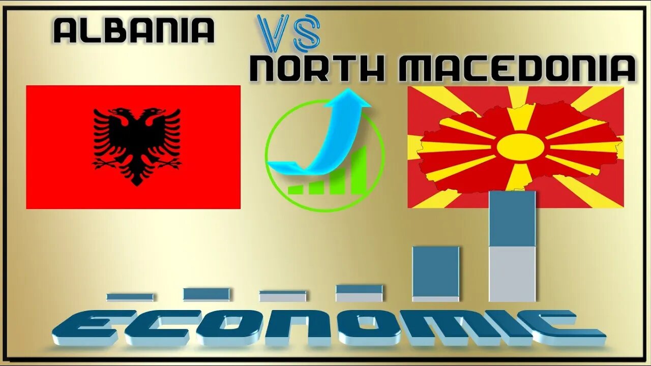 Albania VS North Macedonia 🇦🇱 Economic Comparison Battle 2021 🇲🇰,World Countries Ranking