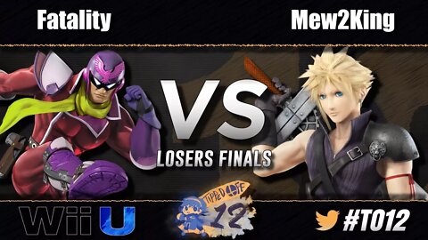 YP|Fatality (C. Falcon) vs FOX MVG|Mew2King (Cloud) - Wii U Losers Finals - Tipped Off 12