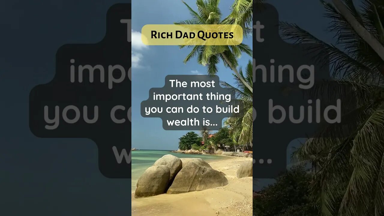 Rich Dad Quotes invest in yourself