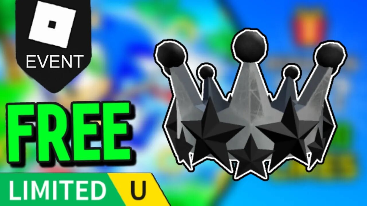 How To Get Royal Dark Crown in Sonic Race (ROBLOX FREE LIMITED UGC ITEMS)