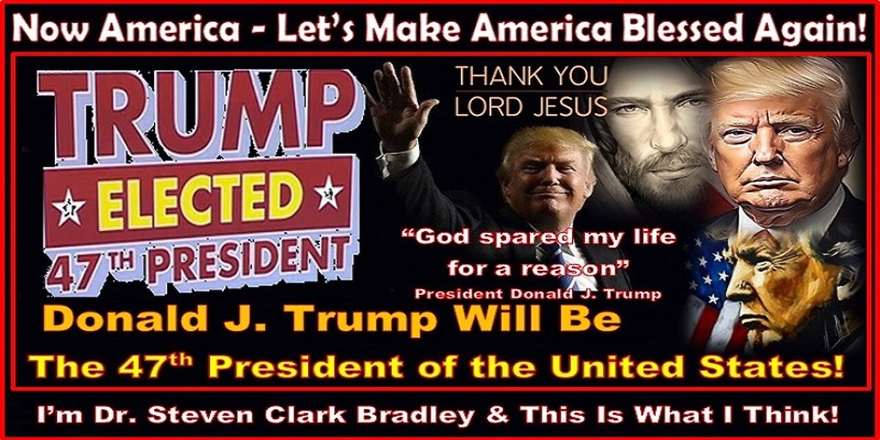 NOW AMERICA - LET'S MAKE AMERICA BLESSED AGAIN!