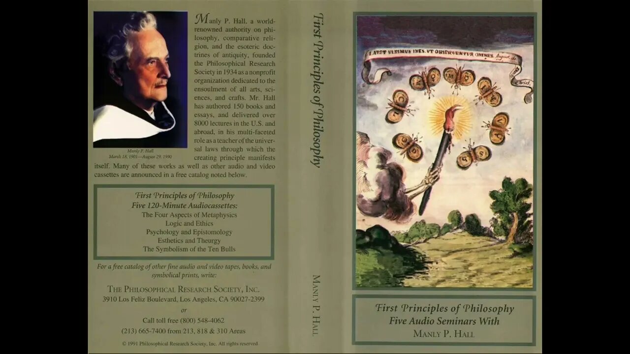 Manly P. Hall Eastern Philosophy; Ahimsa, a Sect Devoted to Harmlessness (Part 11)