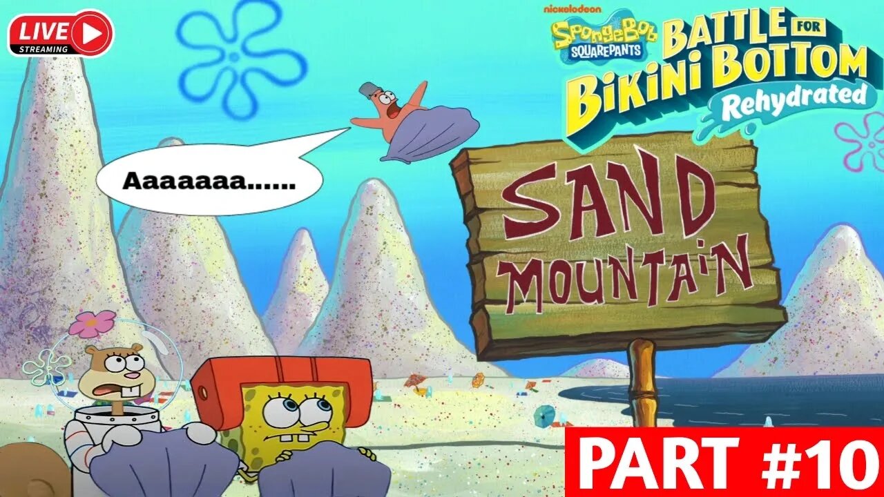 Spongebob berseluncur di bukit pasir | Spongebob battle for bikini bottom