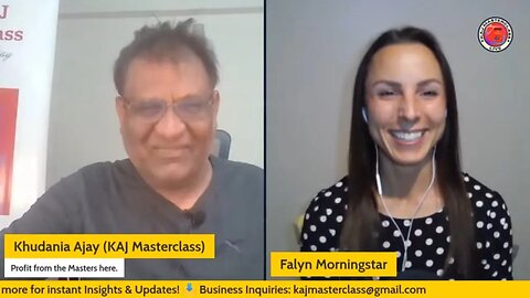 A Conversation On Living the Optimum Life With Falyn Morningstar | KAJ Masterclass LIVE