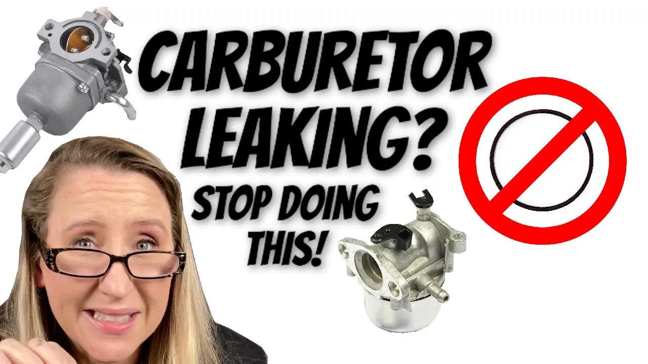 STOP doing this! The RIGHT way to figure out small engine carburetor leaks.