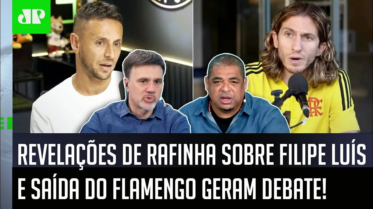 FALOU MESMO! Rafinha FAZ REVELAÇÃO sobre Filipe Luís e SAÍDA do Flamengo e GERA DEBATE!