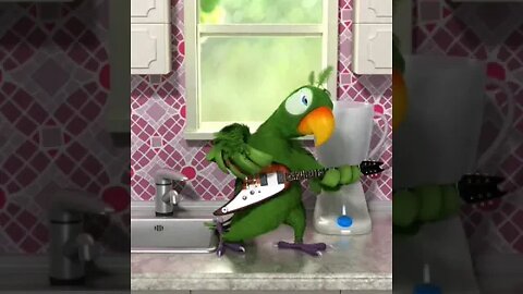 parrot 🦜 playing the guitar