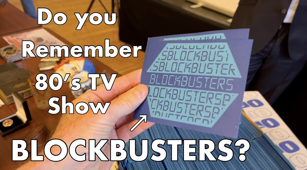 Who remembers TV Show BLOCKBUSTERS? We’ve got 8000 Studio Question Cards. How much are they worth?