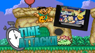 The Flintstones (GEN) Hard Mode, No Death Time-Attack!!