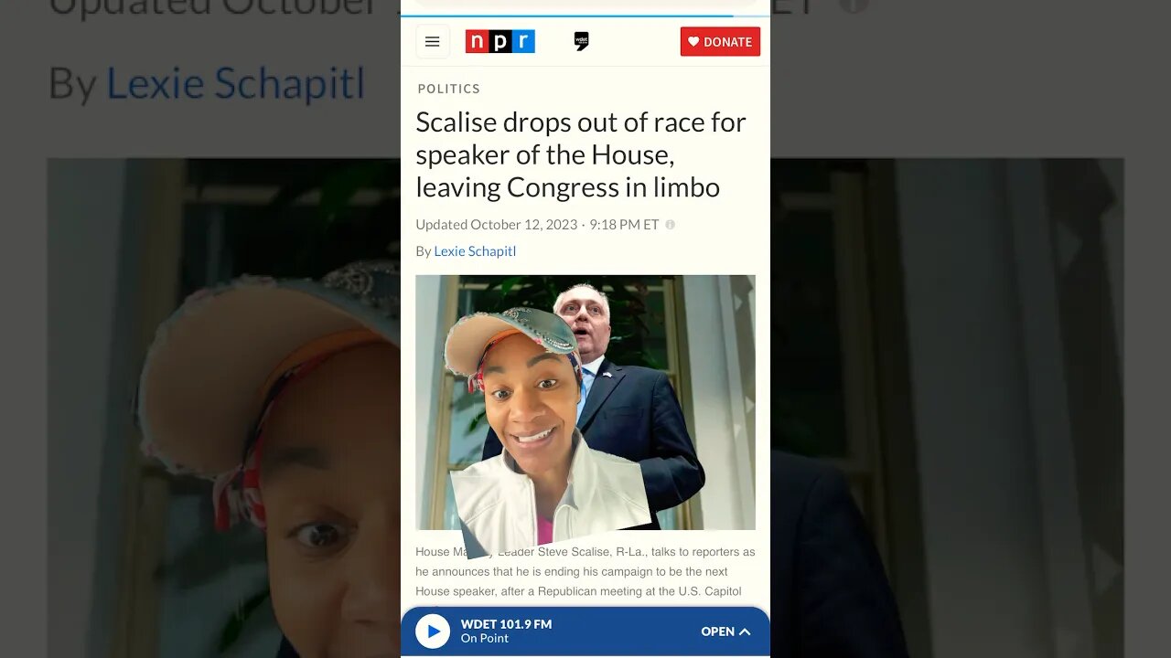 Steve Scalise abruptly dropout for Speaker of the House Jim Jordan next? #politics #trending