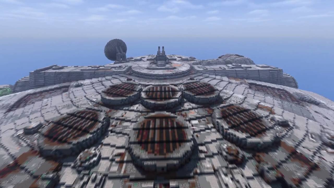 Minecraft Millennium Falcon Build - Star Wars