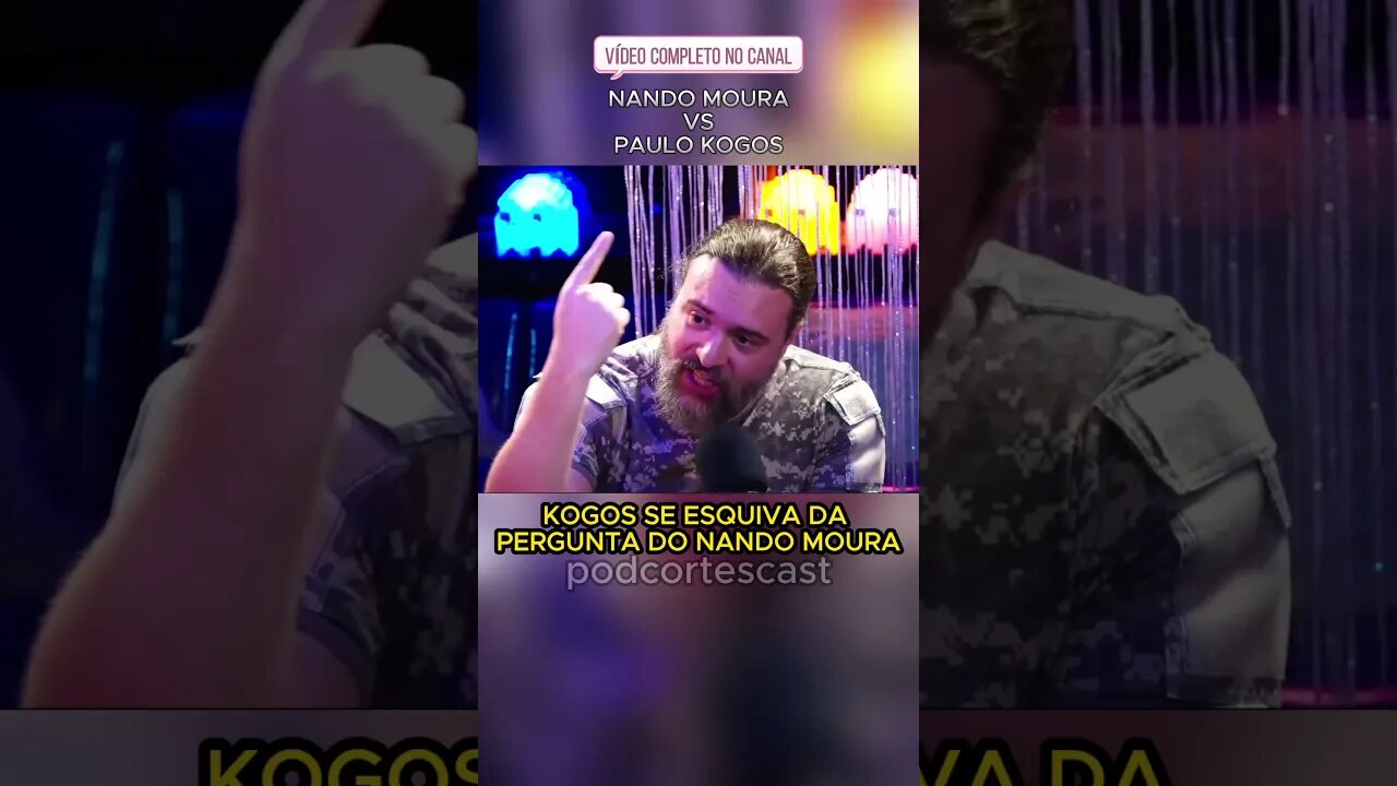 KOGOS SE ESQUIVA DA PERGUNTA DO NANDO MOURA #marcelobrigadeiro #paulokogos #nandomoura #debate