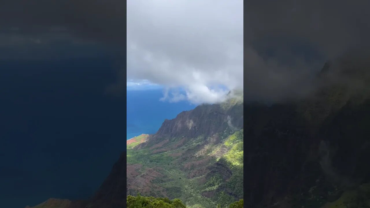 Napali Coast State Park | Kalalau Lookout | Kauai Hawaii #shorts #short