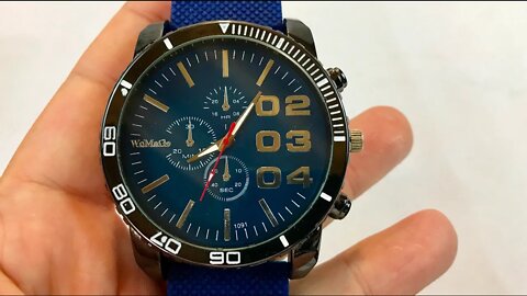 Giant, blue and black Chinese fashion watch giveaway