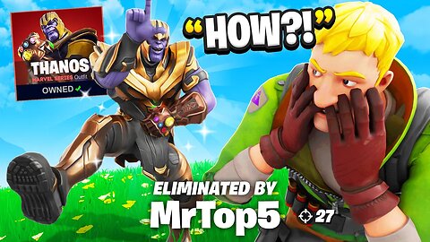 I RUINED The Thanos Cup.. (Trolled)