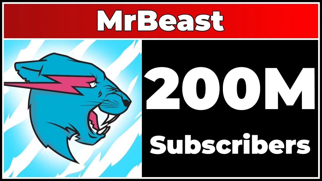 MrBeast - 200M Subscribers!