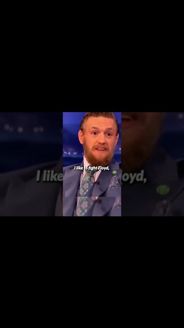 Conor McGregor on CONAN talking about Floyd Mayweather