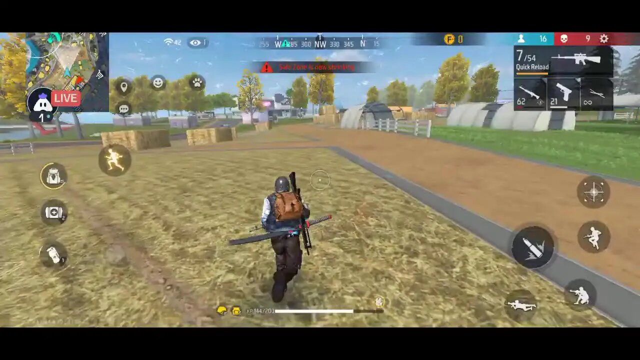 Garena Free Fire battle royal BR rank match || LIVE streaming 🔴