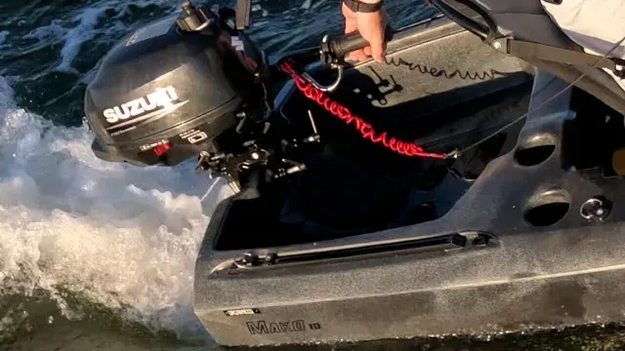 I put a big GAS motor on tiny kayak!