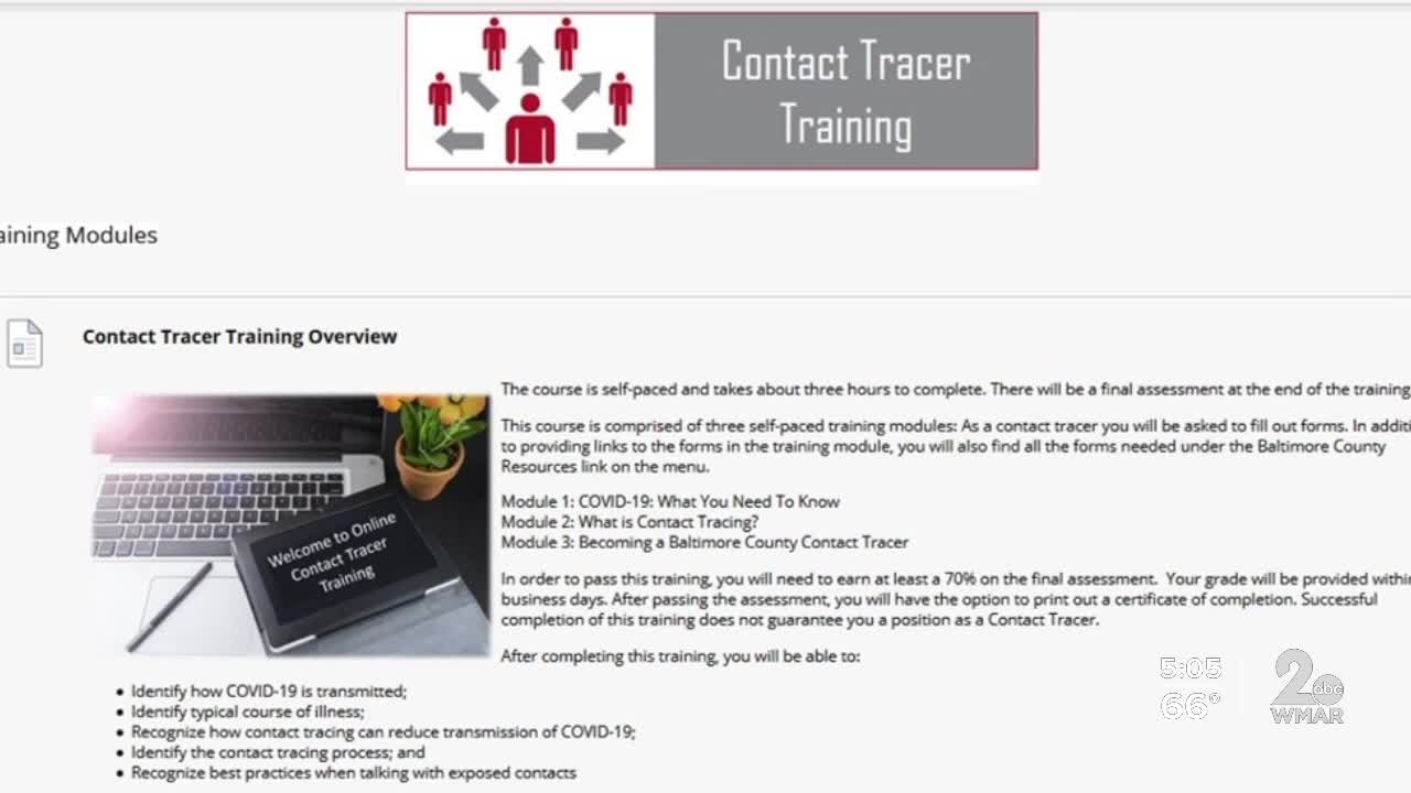 Participant shares experience with free contact tracing course