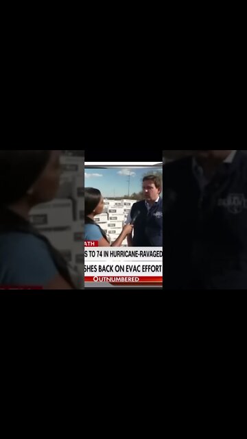 DeSantis Let’s CNN Reporter Have It #shorts #hurricaneian #florida #cnn