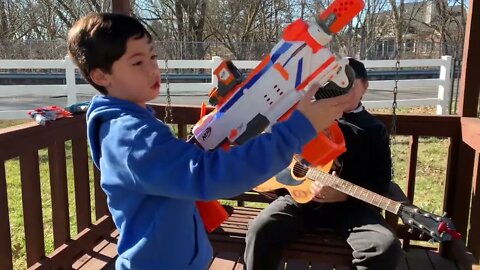 Nerf Guns, Raining Darts and Good Times on Daddy and The Big Boy (Ben McCain and Zac McCain) Ep 440