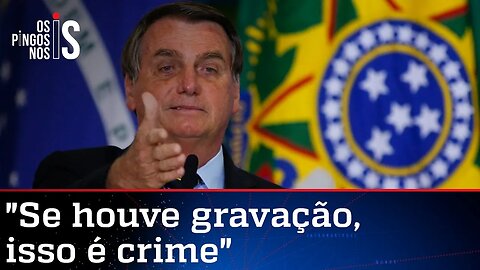 Bolsonaro volta a criticar Barroso e Luís Miranda