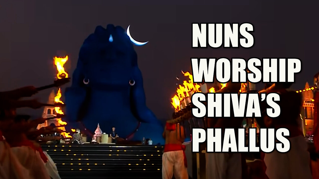 Nuns Worship Shiva's Phallus