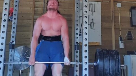 175 Kgs x 6 DEADLIFT IN 40 DEGREE HEATWAVE!