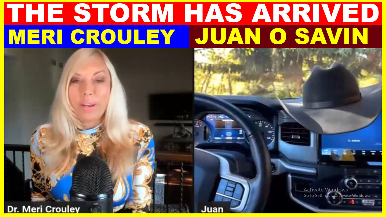 Juan O Savin & Dr. Meri Crouley BOMBSHELL : "America Prevailing During Times Of Crisis"