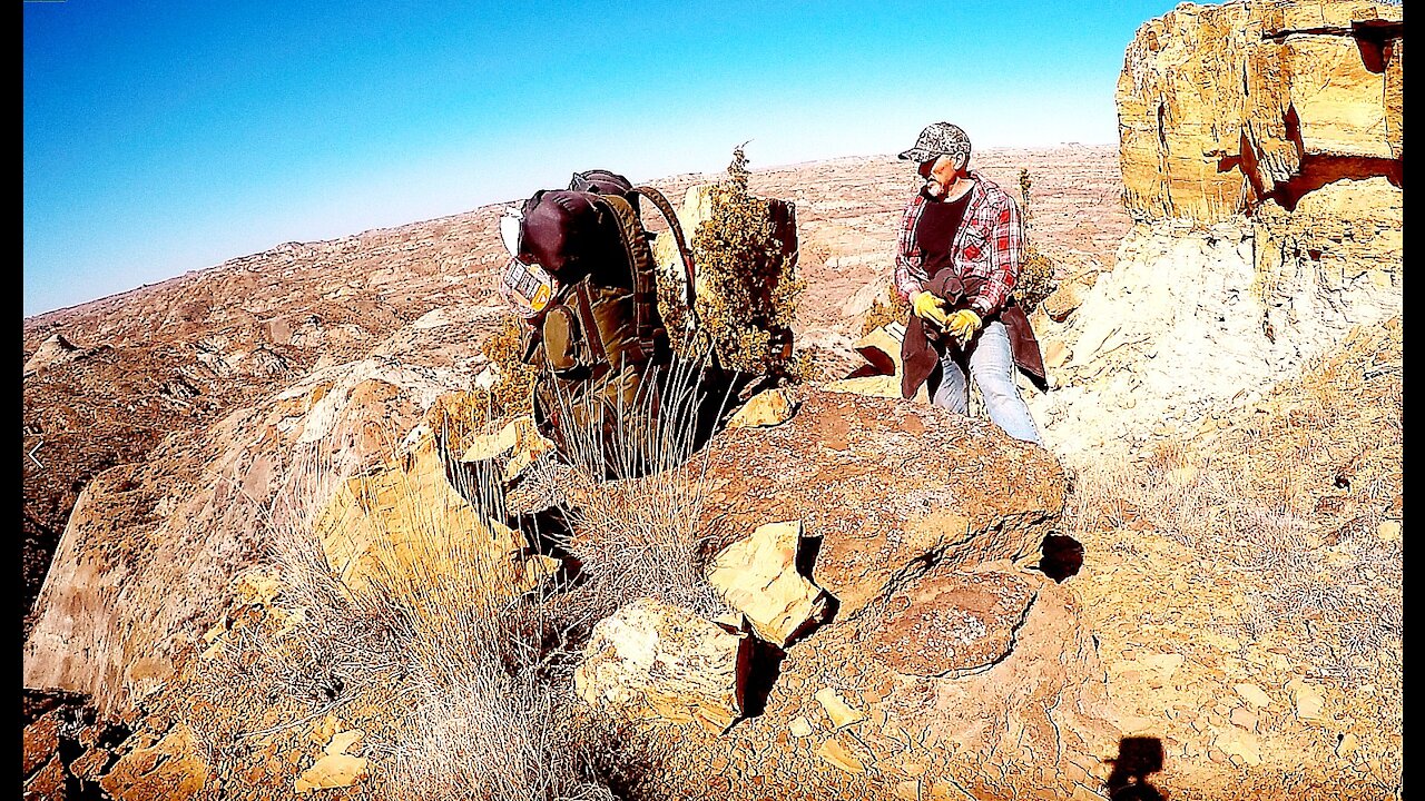 Solo Over-Nighter In The Terry Badlands Wilderness. (pack in)