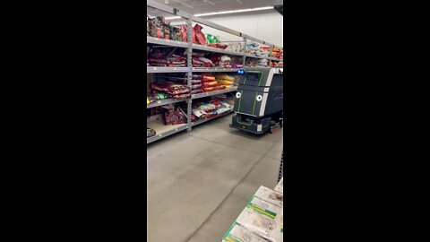 Walmart self cleaning robot