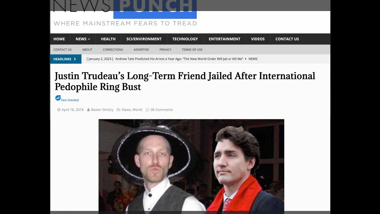 "Justin Trudeau's Wife Left Him Because His Pedophilia Is About To Be Exposed?"