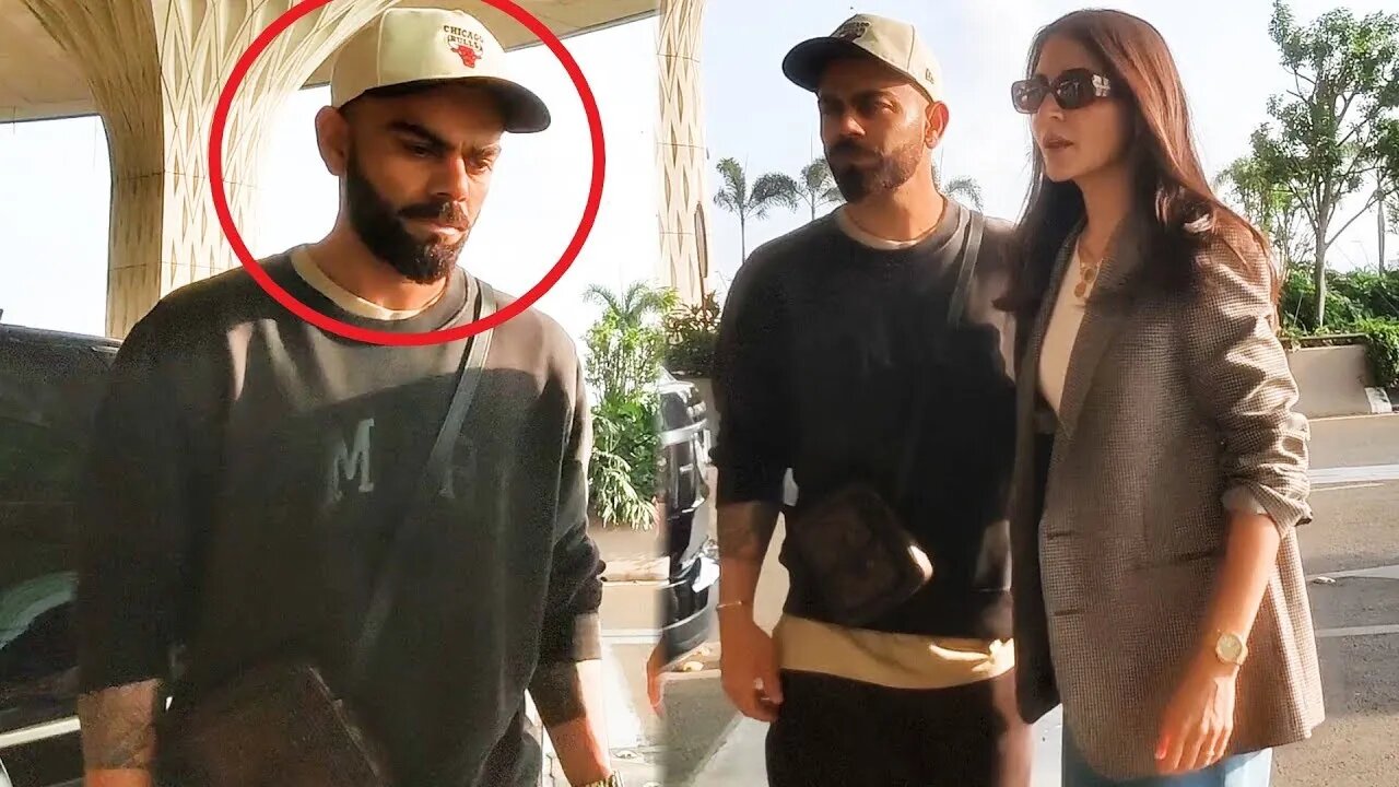 Virat Kohli And Anushka Sharma Fly From Mumbai Spotted At Airport | ICC World Test Championship