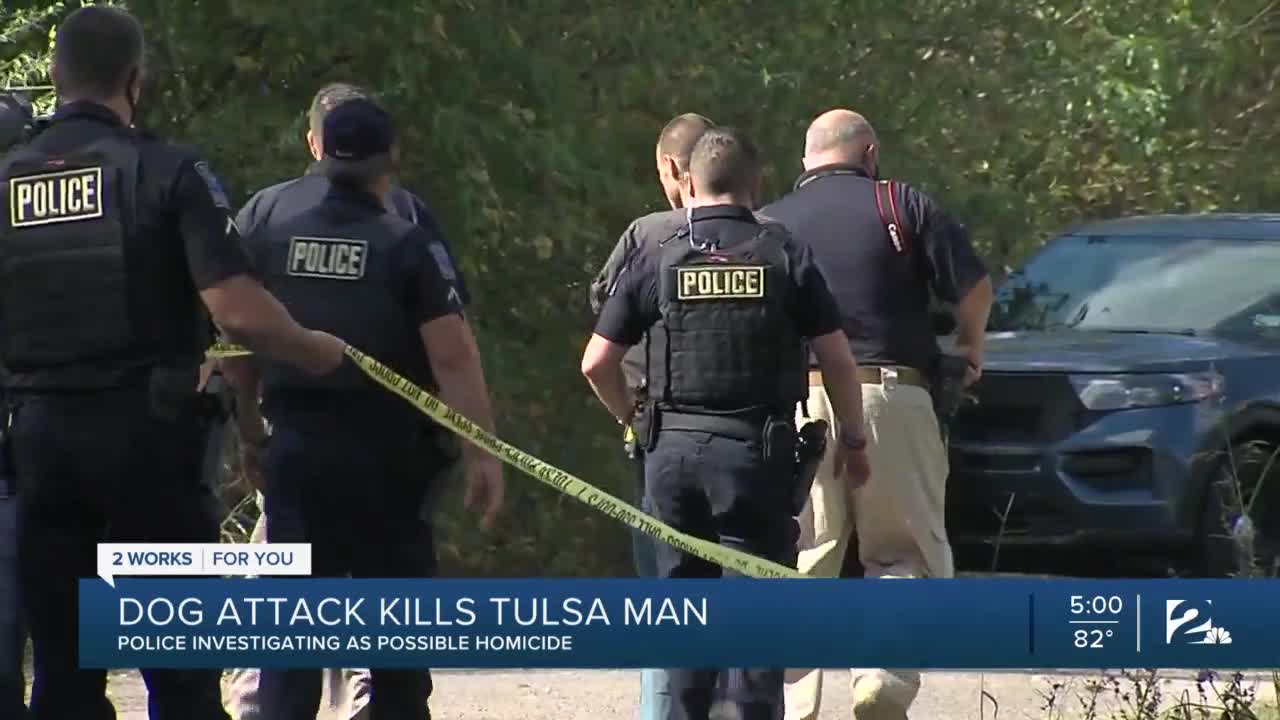 Dog attack kills Tulsa man