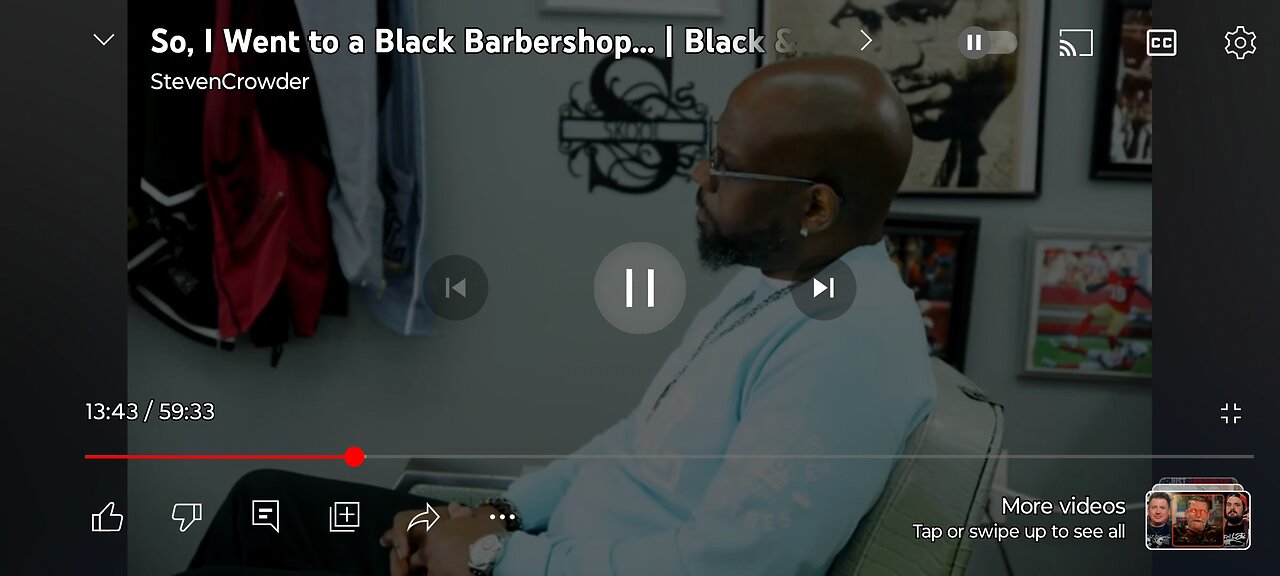 Crowder at the barbershop part 3