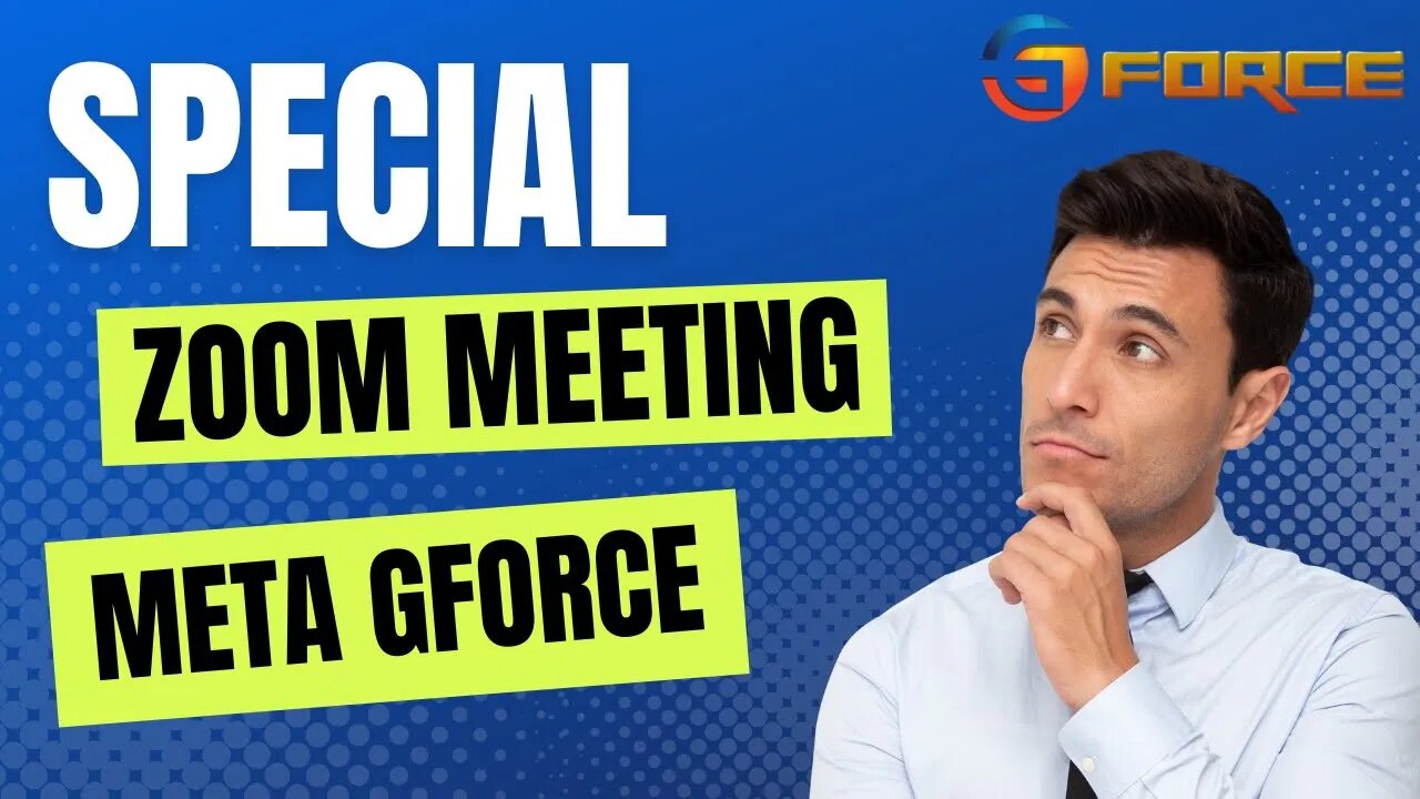 META GFORCE live zoom meeting #Gforce #Gpower #decentralized