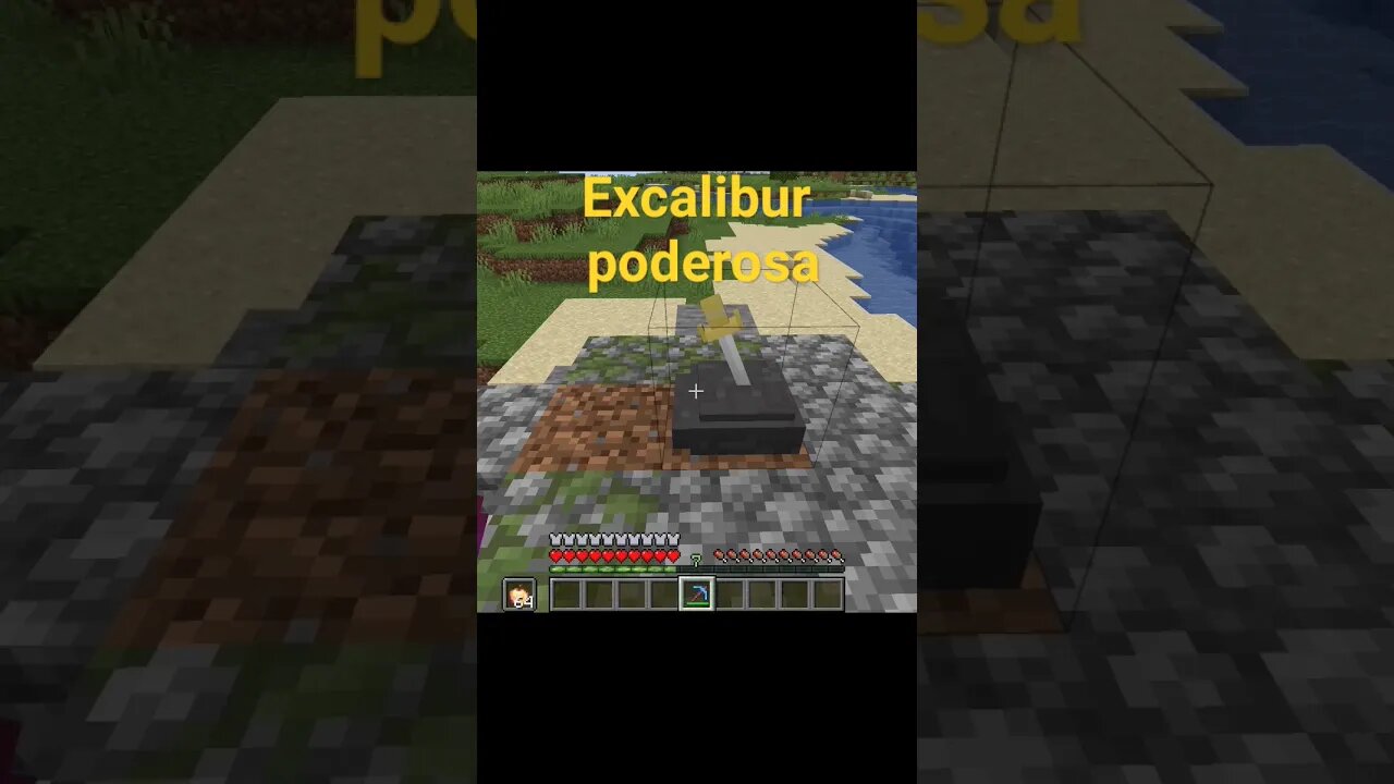 a Excalibur limpou o mal no Minecraft 1.19.4 #minecraft #excalibur