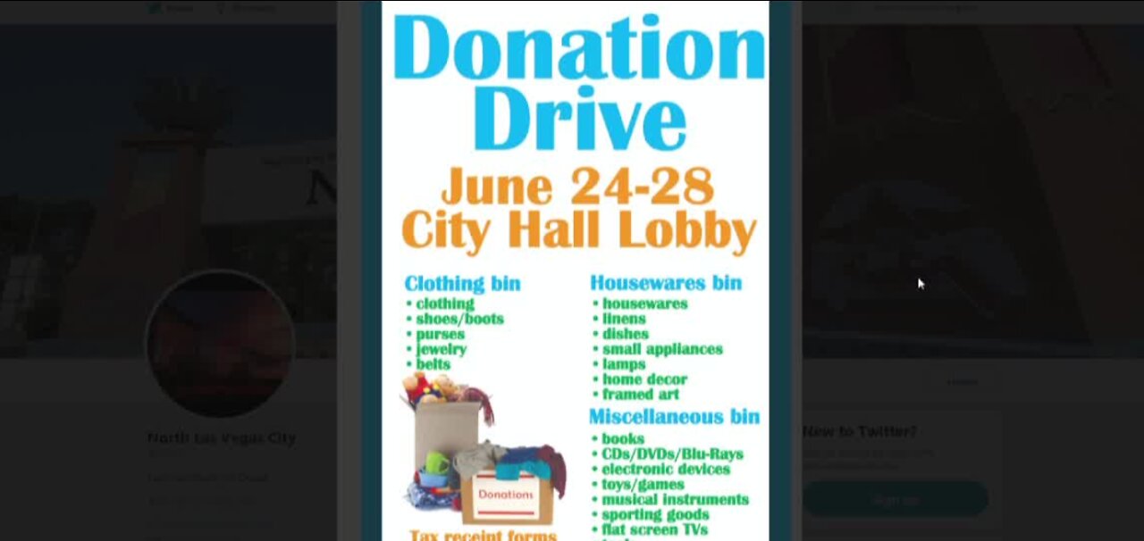 Opportunity Village donation drive