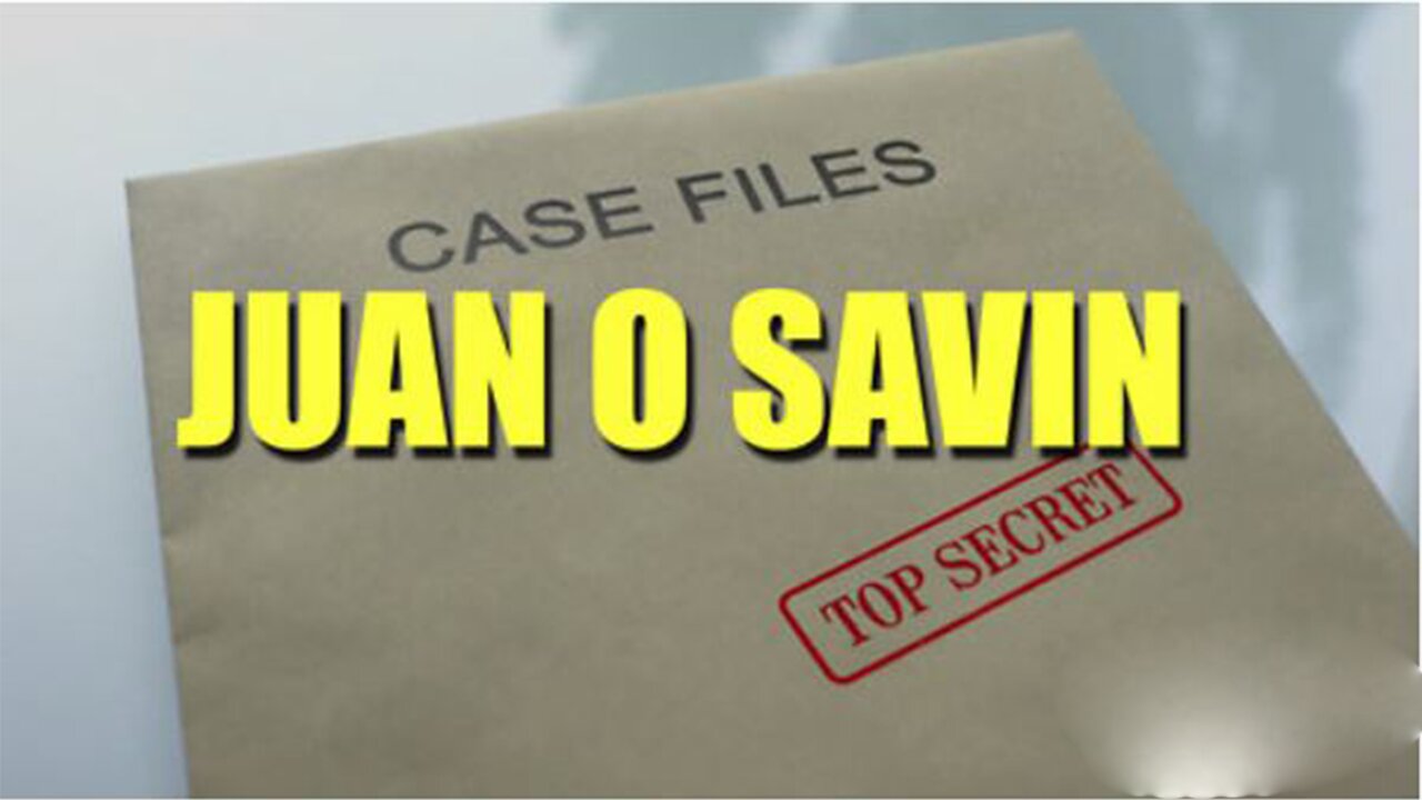 Juan O Savin's Secret "What Were Those Letters"