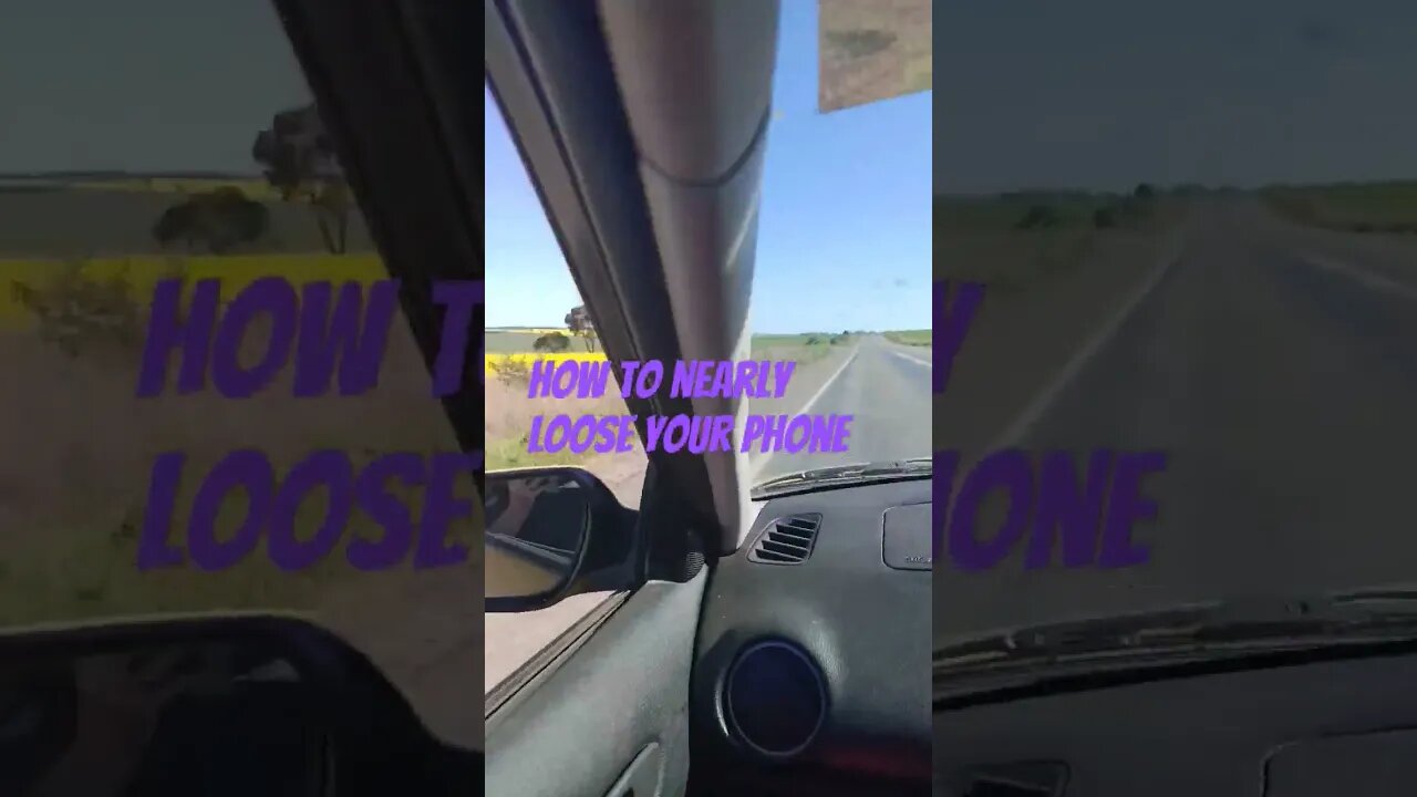 "Close Call: Windy Day Almost Takes My Phone While Driving!" #shorts