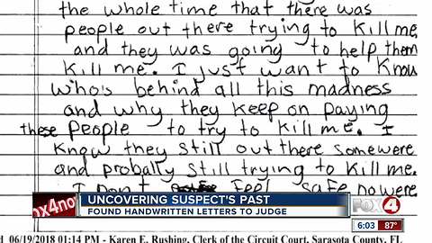 Letters show what suspect was thinking months before officer shooting