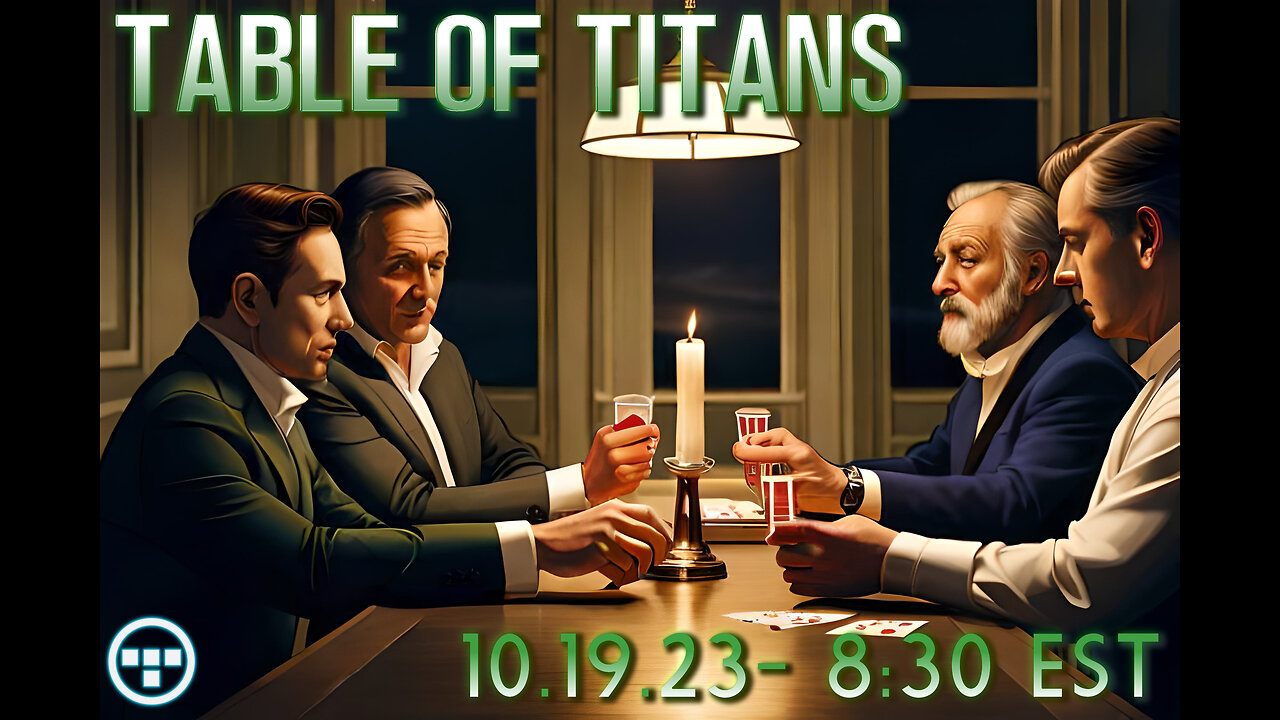 🔴LIVE - 9:30 EST - 10.19.23 - Table of Titans🔴