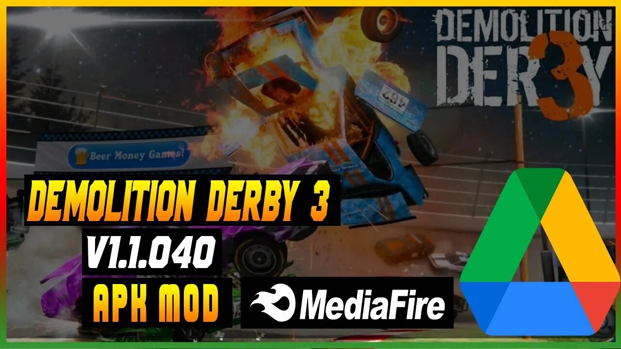 Demolition Derby 3 v1.1.040 Apk Mod [Dinheiro Infinito] - ATUALIZADO