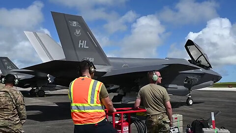 Northern Edge 23-2: F-35s Prep for takeoff