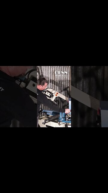Using a Band Saw with Hydraulic descent