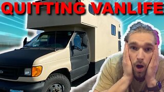 The reason Vanlife isn't for me..