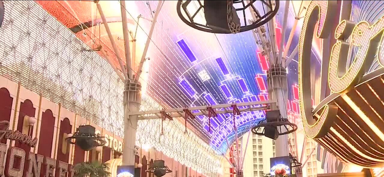 Fremont Street getting in on March Madness fun