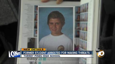 Former student arrested for making threats