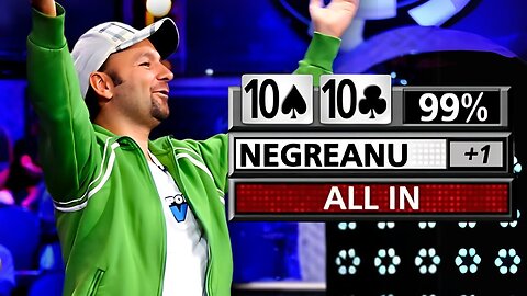 Maximum Sweat! Daniel Negreanu Fights to Survive All-In!